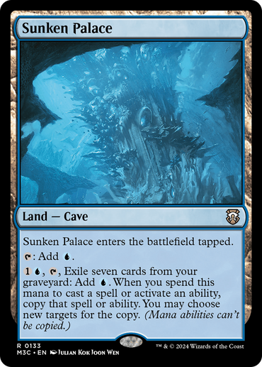 Sunken Palace (Extended Art) (Ripple Foil) [Modern Horizons 3 Commander] 