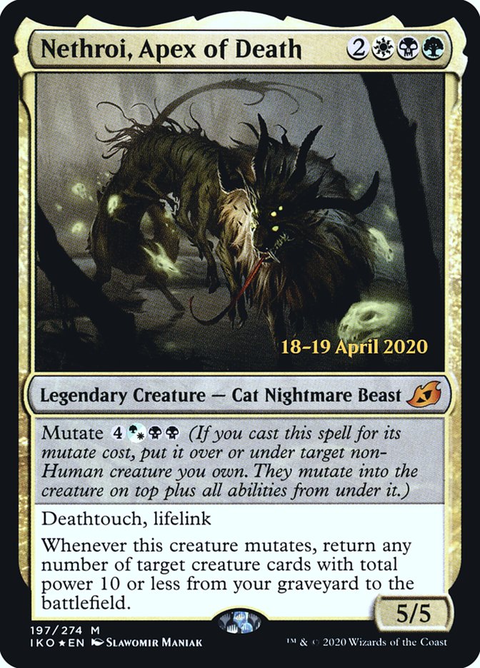 Nethroi, Apex of Death [Ikoria: Lair of Behemoths Prerelease Promos] 