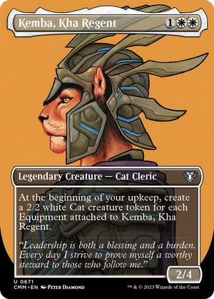 Kemba, Kha Regent (Borderless Profile) [Commander Masters] 