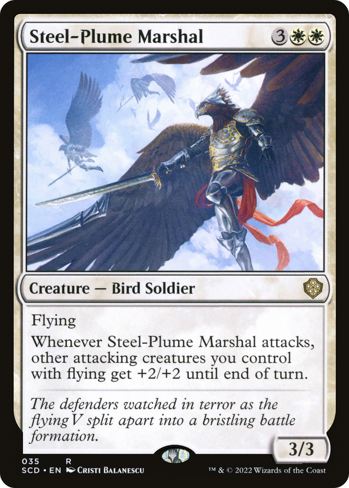 Steel-Plume Marshal [Starter Commander Decks] 