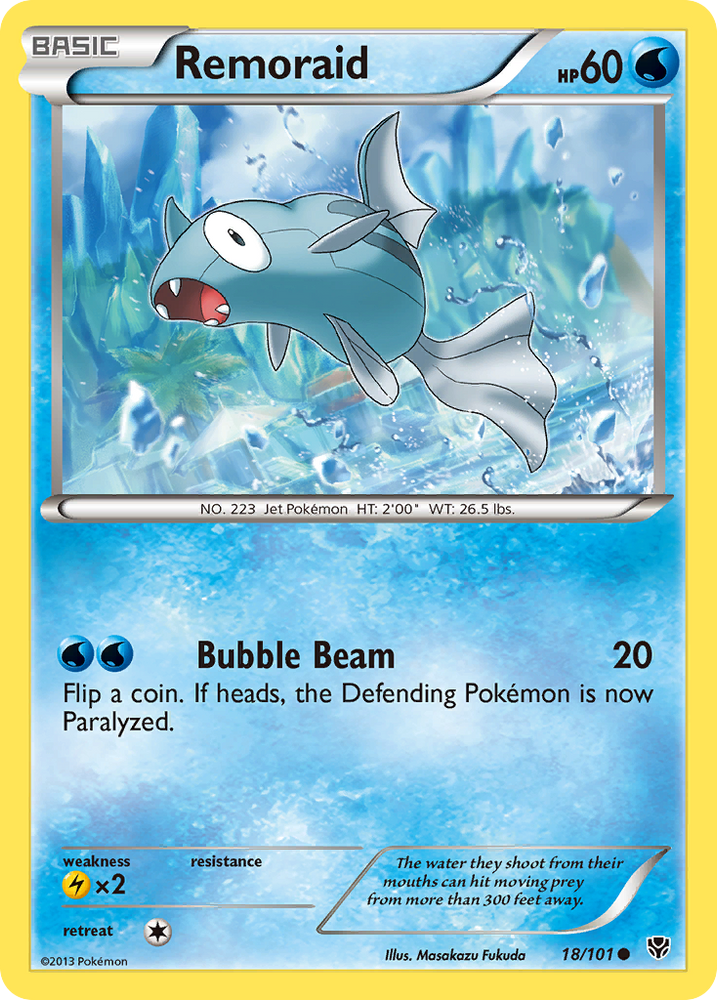 Remoraid (18/101) [Black &amp; White: Plasma Blast] 