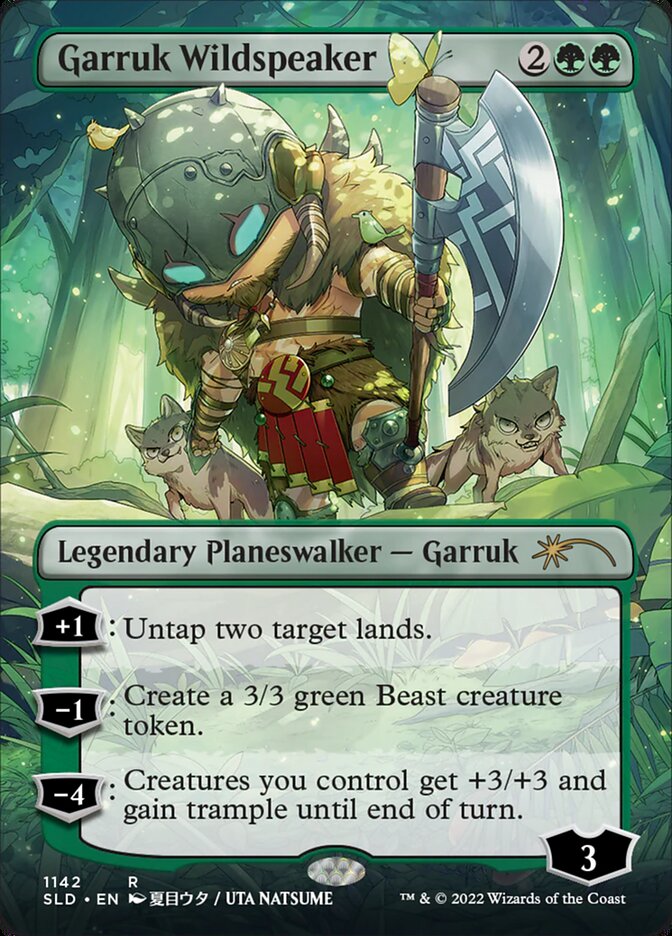 Garruk Wildspeaker (Borderless) [Secret Lair Drop Series] 