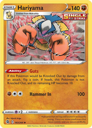 Hariyama (143/264) [Sword &amp; Shield: Fusion Strike] 