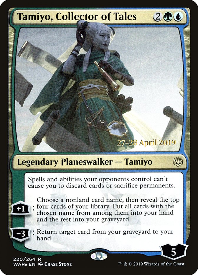 Tamiyo, Collector of Tales [War of the Spark Prerelease Promos] 