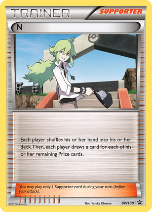 N (BW100) (Battle Arena Deck Exclusive) [Black &amp; White: Black Star Promos] 