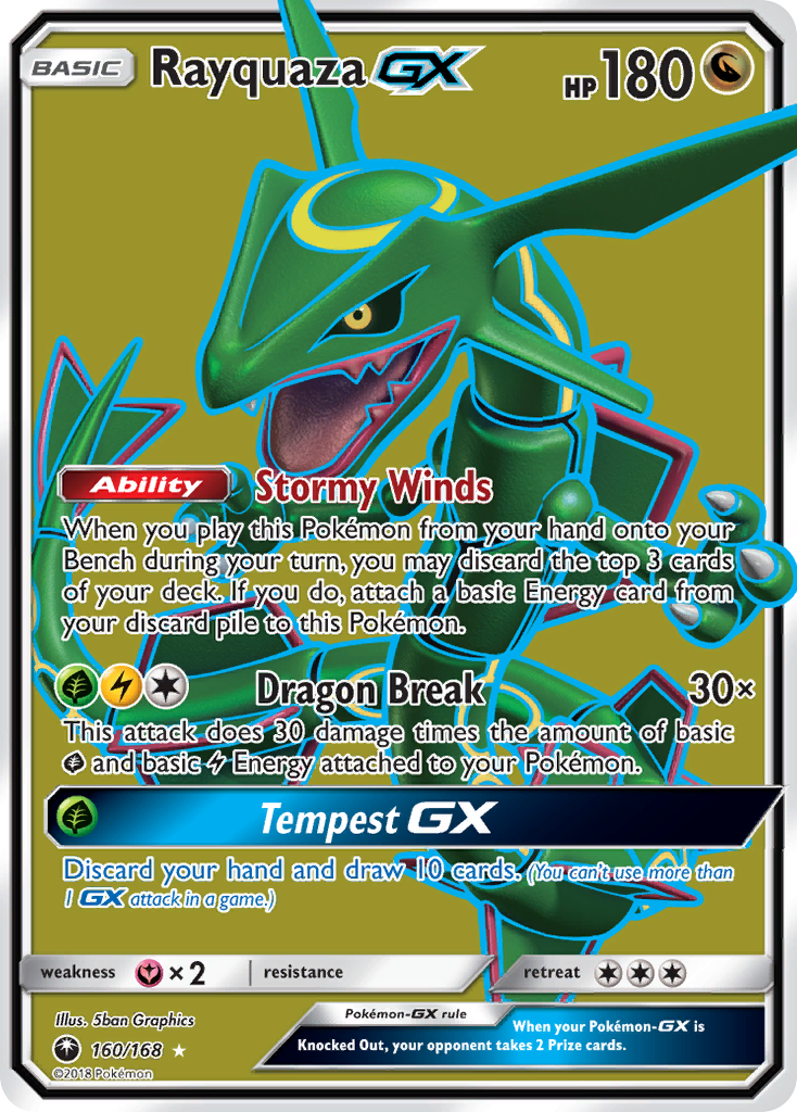 Rayquaza GX (160/168) [Sun & Moon: Celestial Storm] 