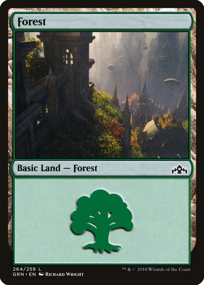 Forest (264) [Guilds of Ravnica] 