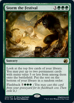 Storm the Festival [Innistrad: Midnight Hunt] 