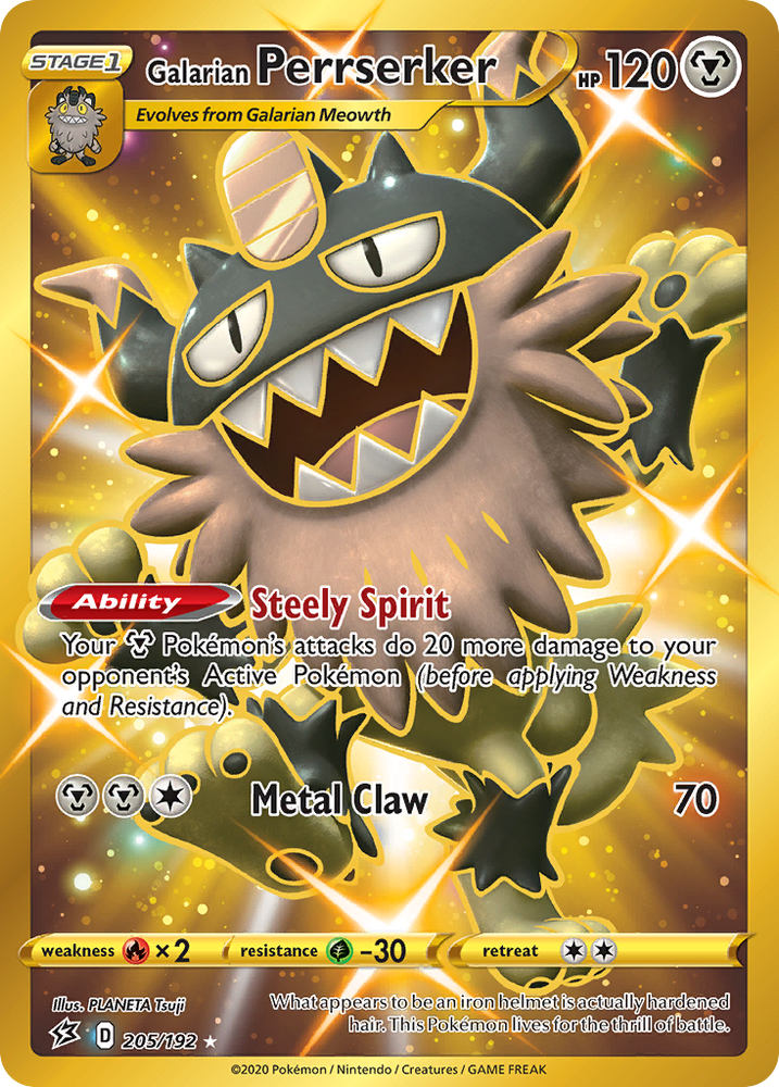 Galarian Perrserker (205/192) [Sword &amp; Shield: Rebel Clash] 