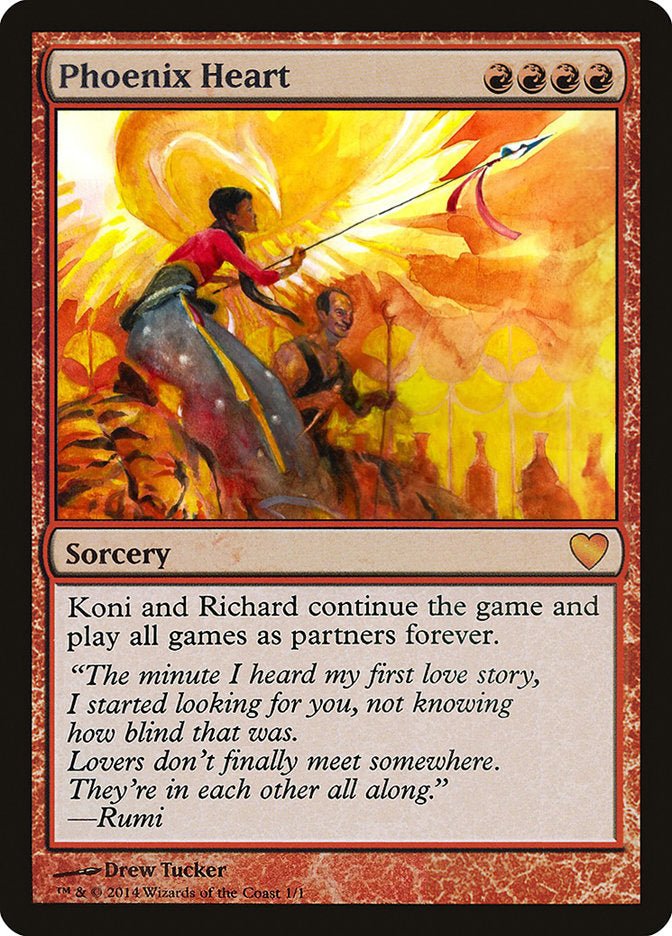 Phoenix Heart [Celebration Cards] 