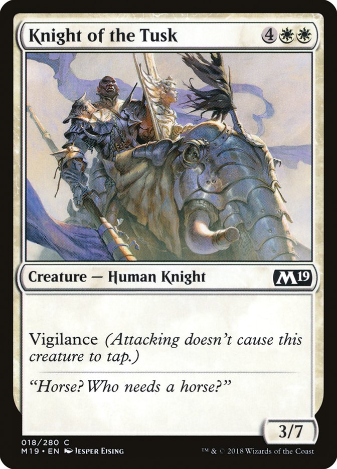 Knight of the Tusk [Core Set 2019] 