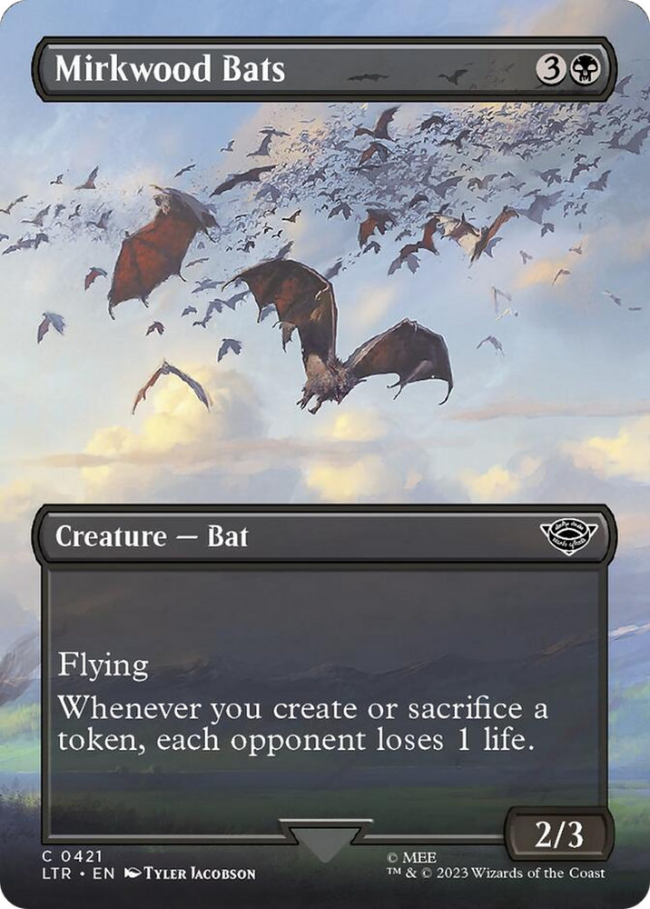 Mirkwood Bats (Borderless Alternate Art) [The Lord of the Rings: Tales of Middle-Earth] 