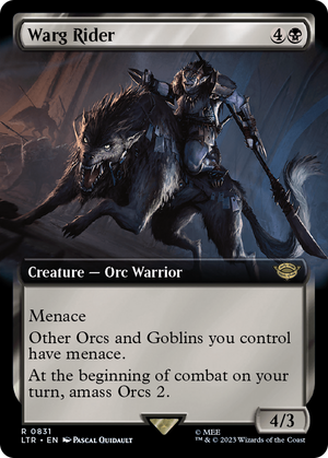 Warg Rider (Extended Art) [The Lord of the Rings: Tales of Middle-Earth] 