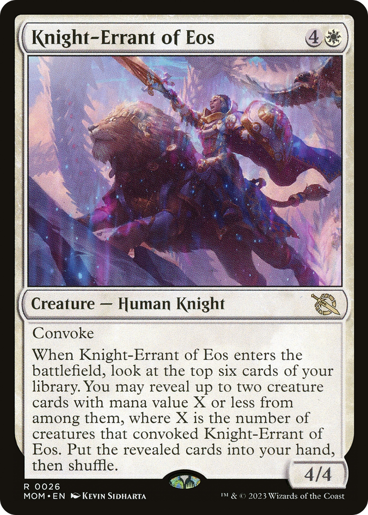 Knight-Errant of Eos [March of the Machine] 