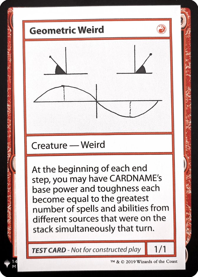 Geometric Weird [Mystery Booster Playtest Cards] 