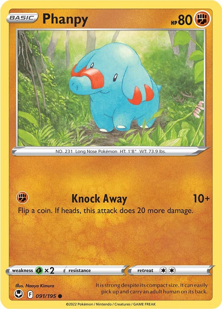 Phanpy (091/195) [Sword & Shield: Silver Tempest] 