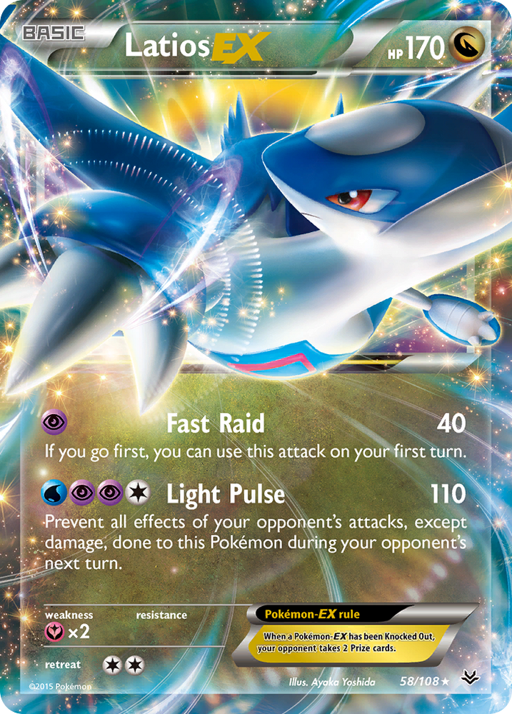 Latios EX (58/108) [XY: Roaring Skies] 