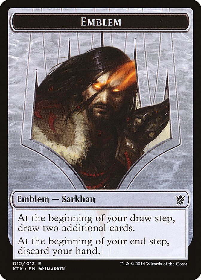 Sarkhan, the Dragonspeaker Emblem [Khans of Tarkir Tokens] 