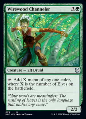 Wirewood Channeler [Kaldheim Commander] 