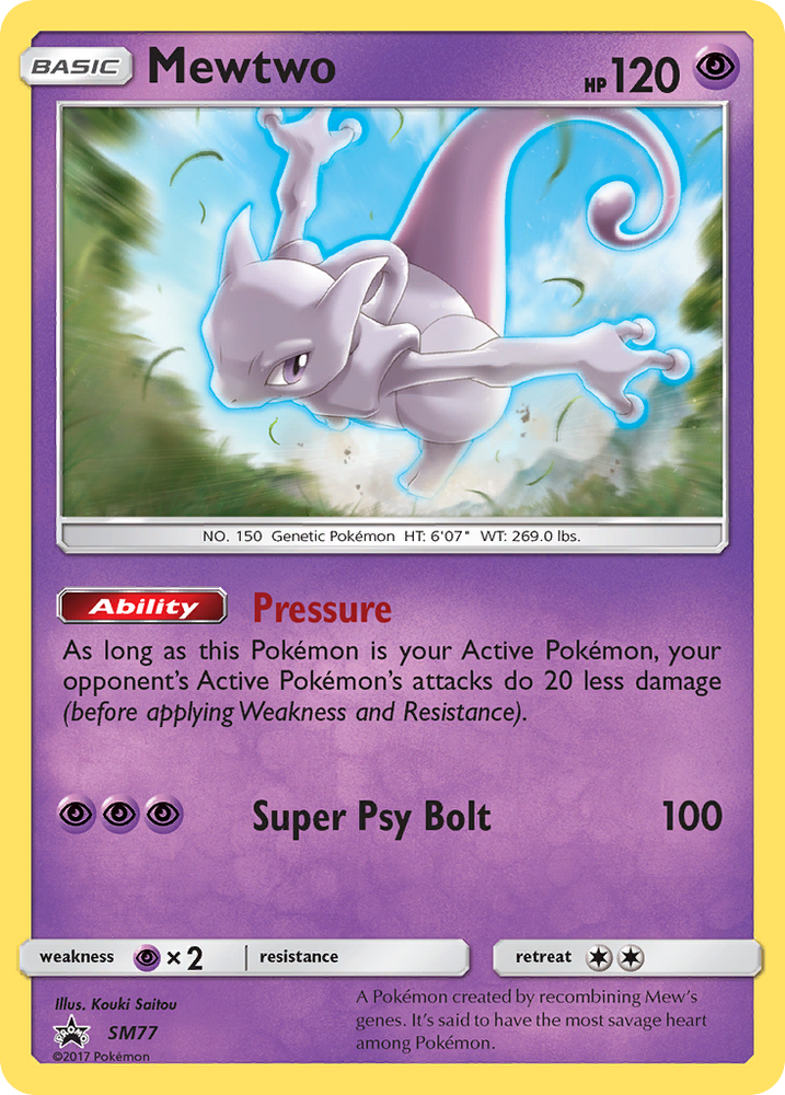 Mewtwo (SM77) [Sun &amp; Moon: Black Star Promos] 