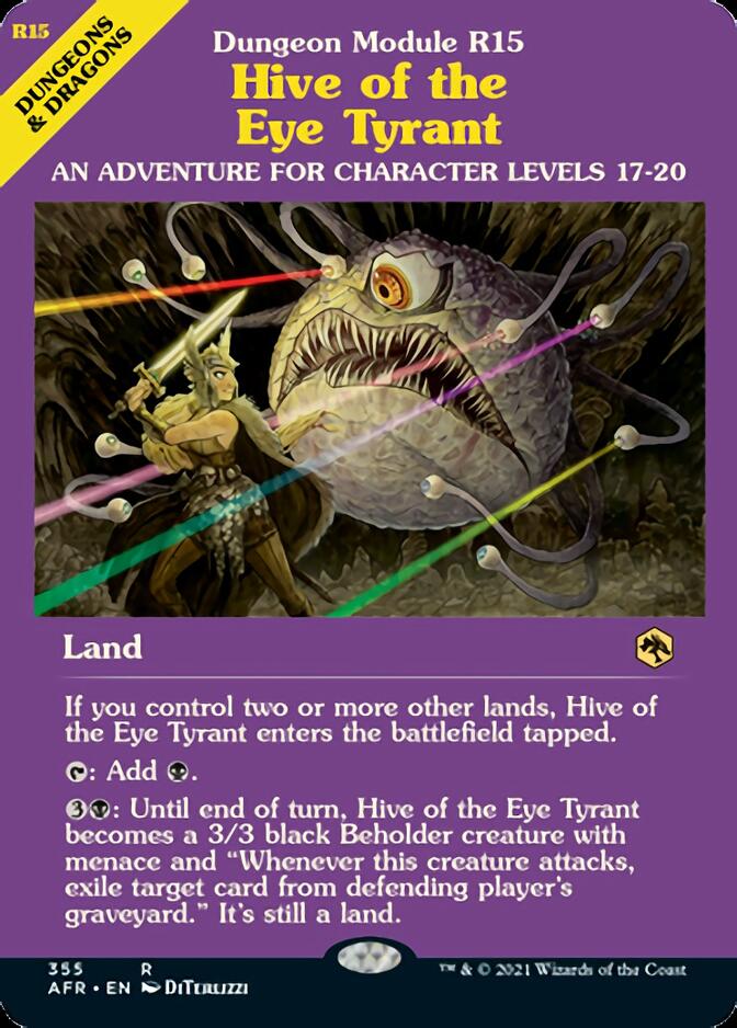 Hive of the Eye Tyrant (Dungeon Module) [Dungeons & Dragons: Adventures in the Forgotten Realms] 