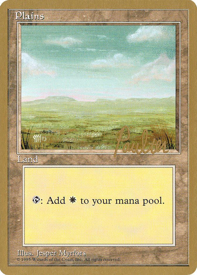 Plains (pp364) (Preston Poulter) [Pro Tour Collector Set] 