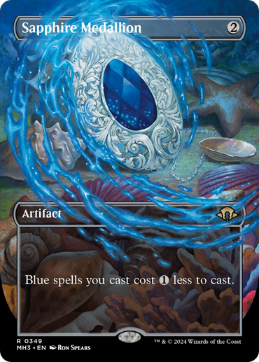 Sapphire Medallion (Borderless) [Modern Horizons 3] 