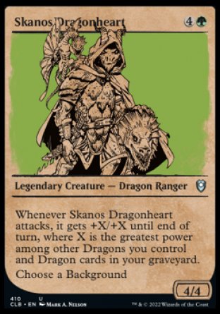 Skanos Dragonheart (Showcase) [Commander Legends: Battle for Baldur's Gate] 