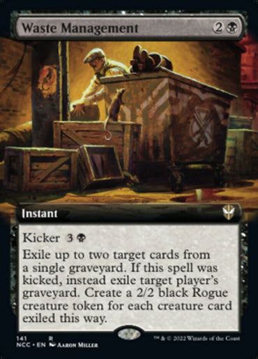 Waste Management (Extended Art) [Streets of New Capenna Commander] 