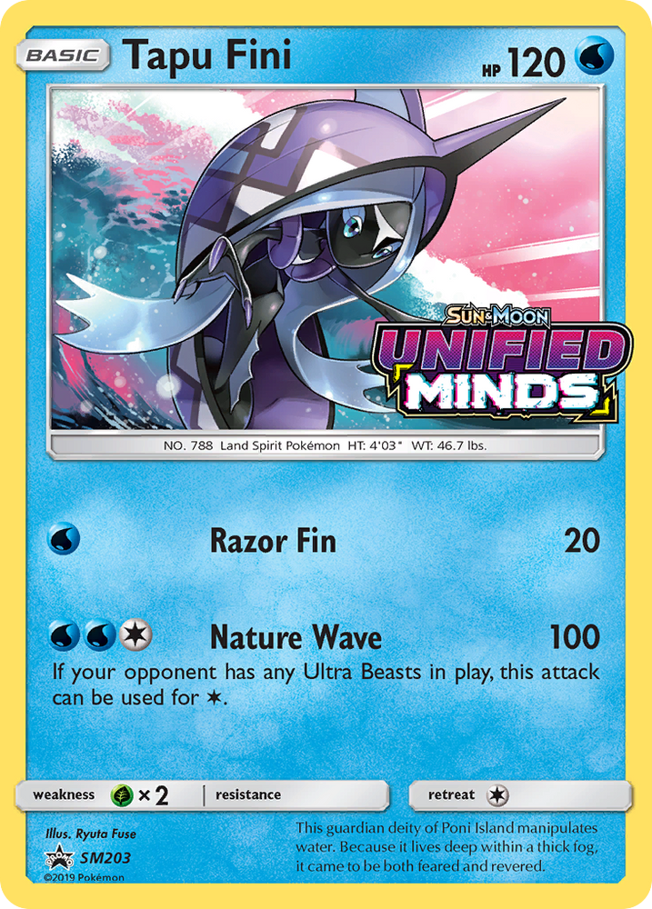 Tapu Fini (SM203) [Sun &amp; Moon: Black Star Promos] 