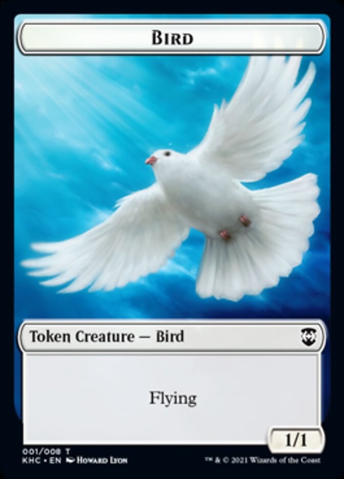 Bird Token [Kaldheim Commander Tokens] 