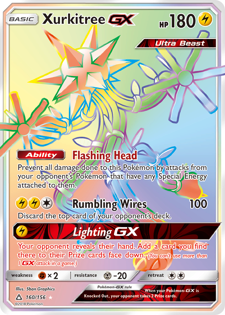 Xurkitree GX (160/156) [Sun & Moon: Ultra Prism] 