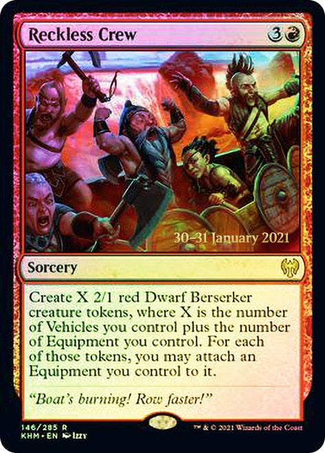 Reckless Crew [Kaldheim Prerelease Promos] 