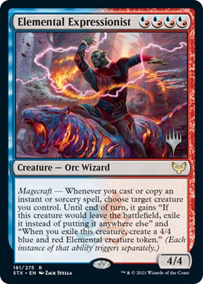 Elemental Expressionist (Promo Pack) [Strixhaven: School of Mages Promos] 