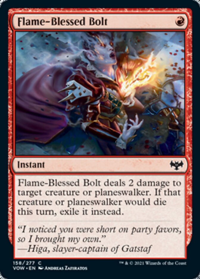 Flame-Blessed Bolt [Innistrad: Crimson Vow] 