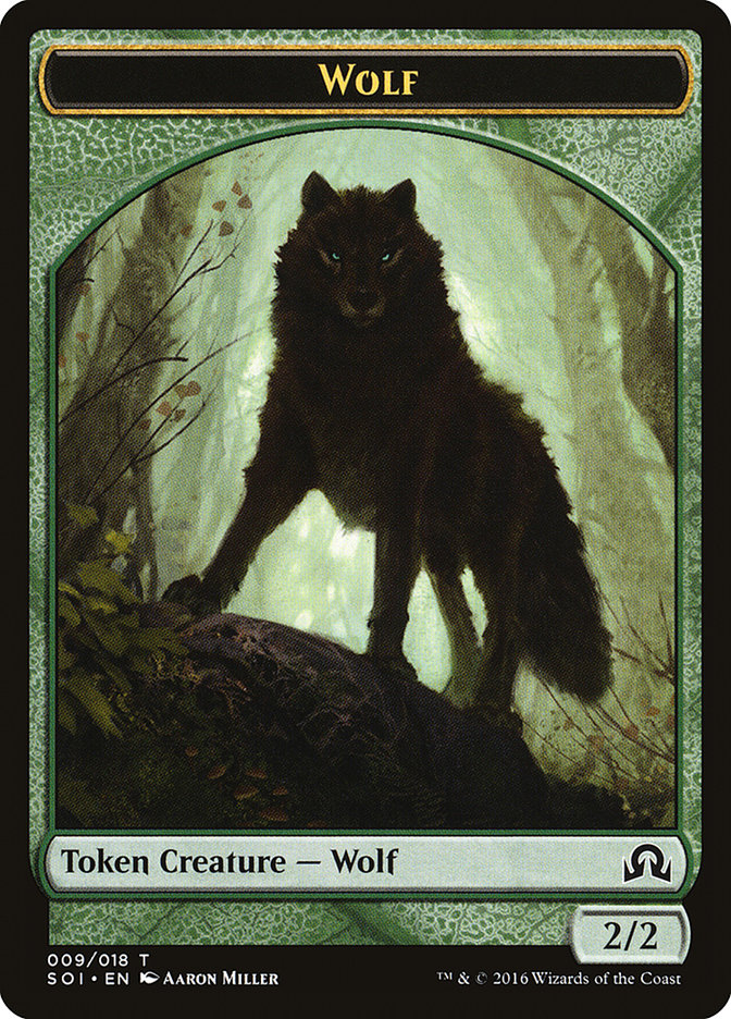 Wolf Token [Shadows over Innistrad Tokens] 