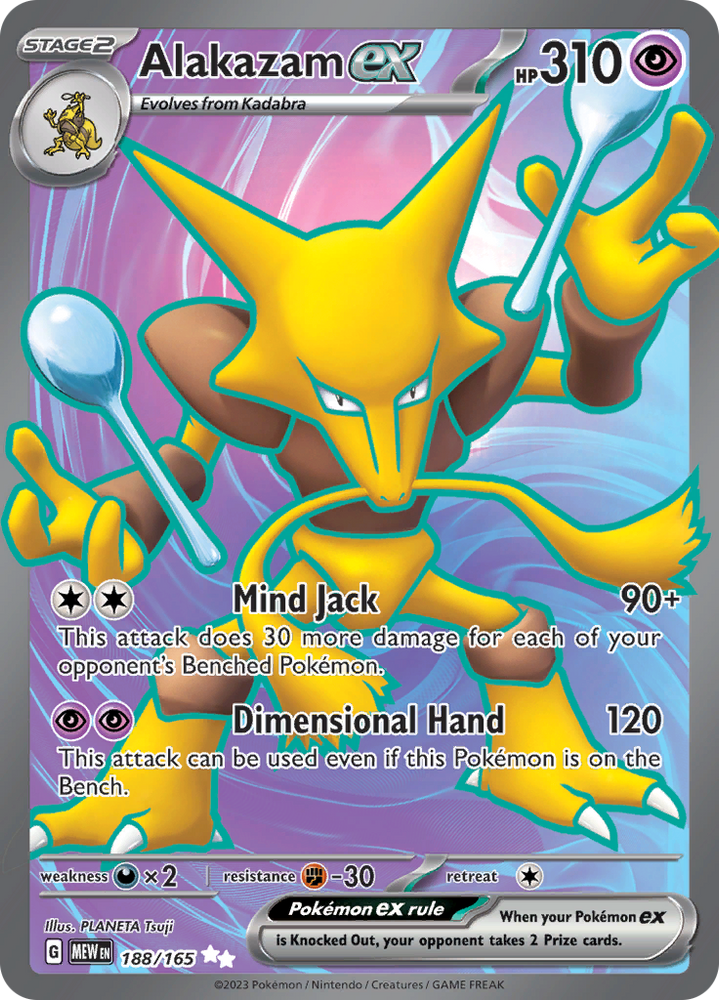 Alakazam ex (188/165) [Scarlet &amp; Violet: 151] 