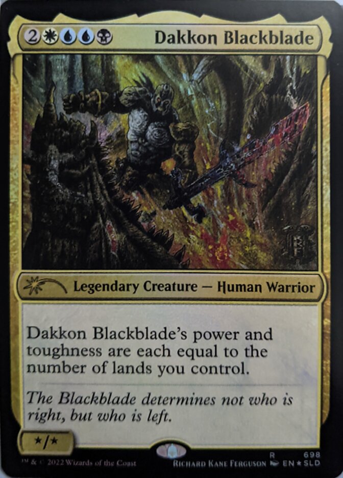 Dakkon Blackblade [Secret Lair Drop Promos] 