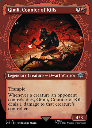 Gimli, Counter of Kills (Showcase Ring Frame) [The Lord of the Rings: Tales of Middle-Earth] 