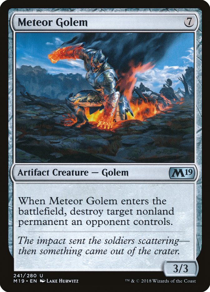 Meteor Golem [Core Set 2019] 