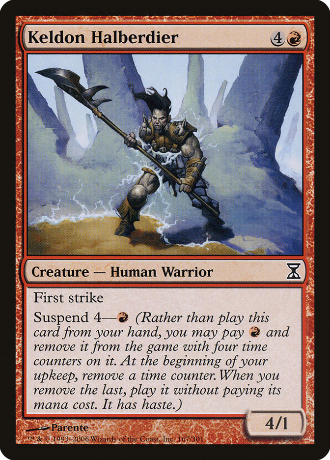 Keldon Halberdier [Time Spiral] 