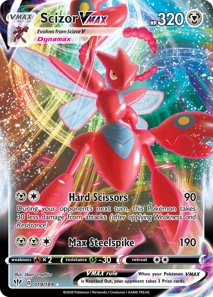 Scizor VMAX (119/189) [Sword & Shield: Darkness Ablaze] 