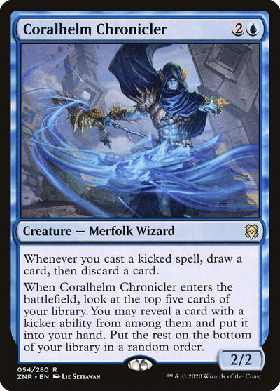 Coralhelm Chronicler [Zendikar Rising] 