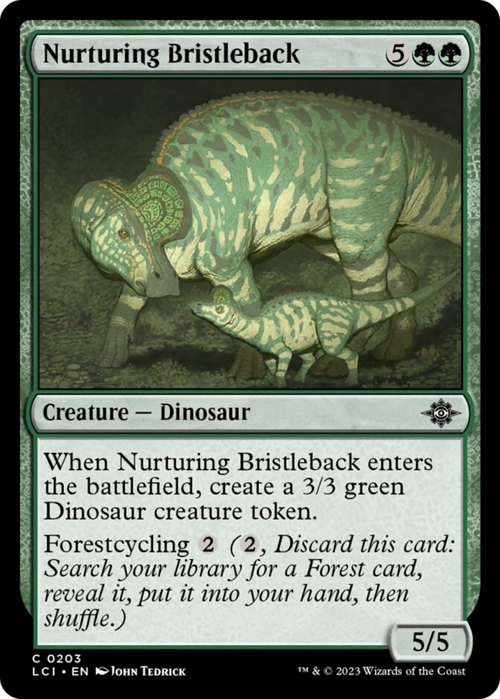 Nurturing Bristleback [The Lost Caverns of Ixalan] 