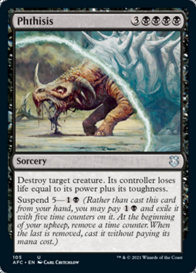 Phthisis [Dungeons &amp; Dragons: Adventures in the Forgotten Realms Commander] 