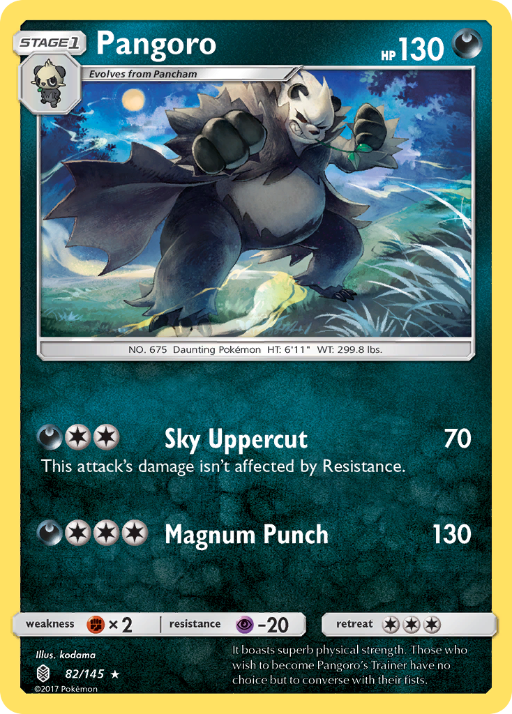 Pangoro (82/145) [Sun & Moon: Guardians Rising] 