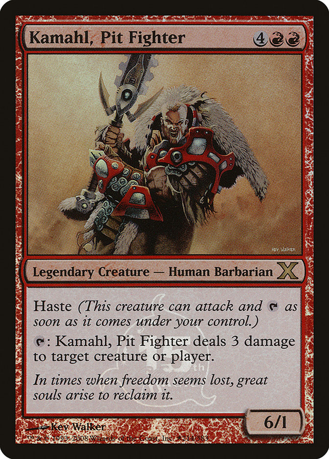 Kamahl, Pit Fighter [15th Anniversary] 