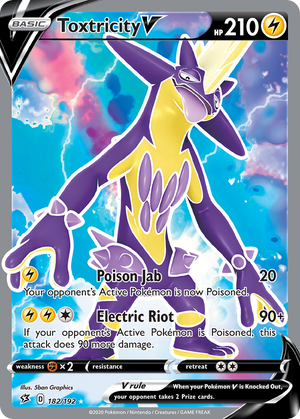 Toxtricity V (182/192) [Sword &amp; Shield: Rebel Clash] 