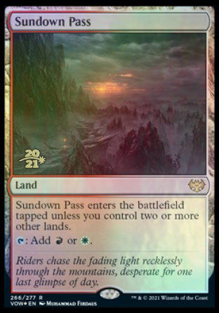 Sundown Pass [Innistrad: Crimson Vow Prerelease Promos] 