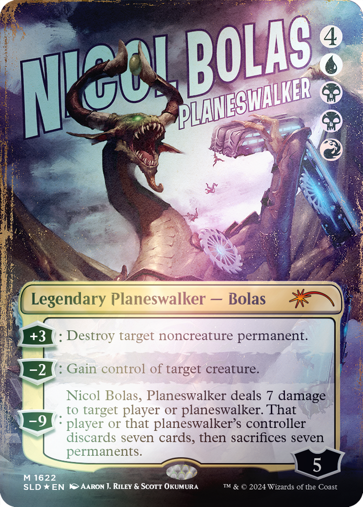 Nicol Bolas, Planeswalker (Rainbow Foil) [Secret Lair Drop Series] 